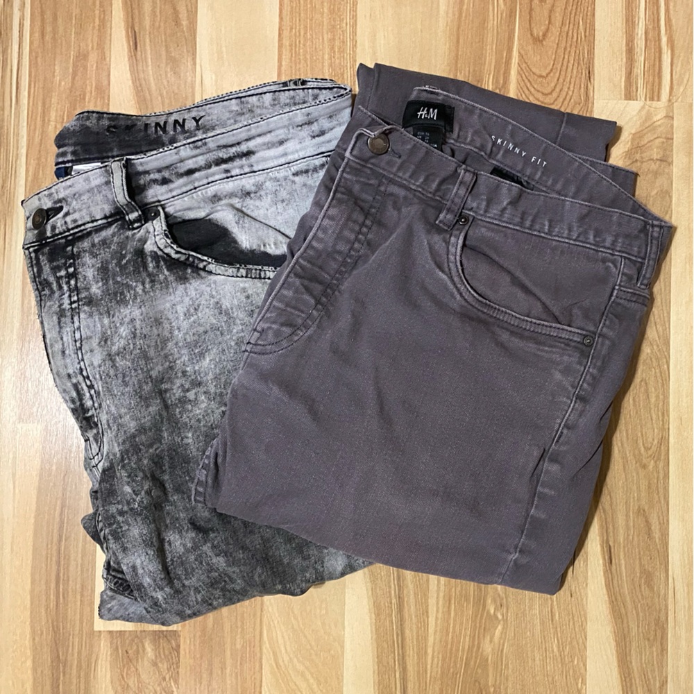 Bundle Listing 2/$10 Men’s Skinny Jeans - H&M and H&M Divided